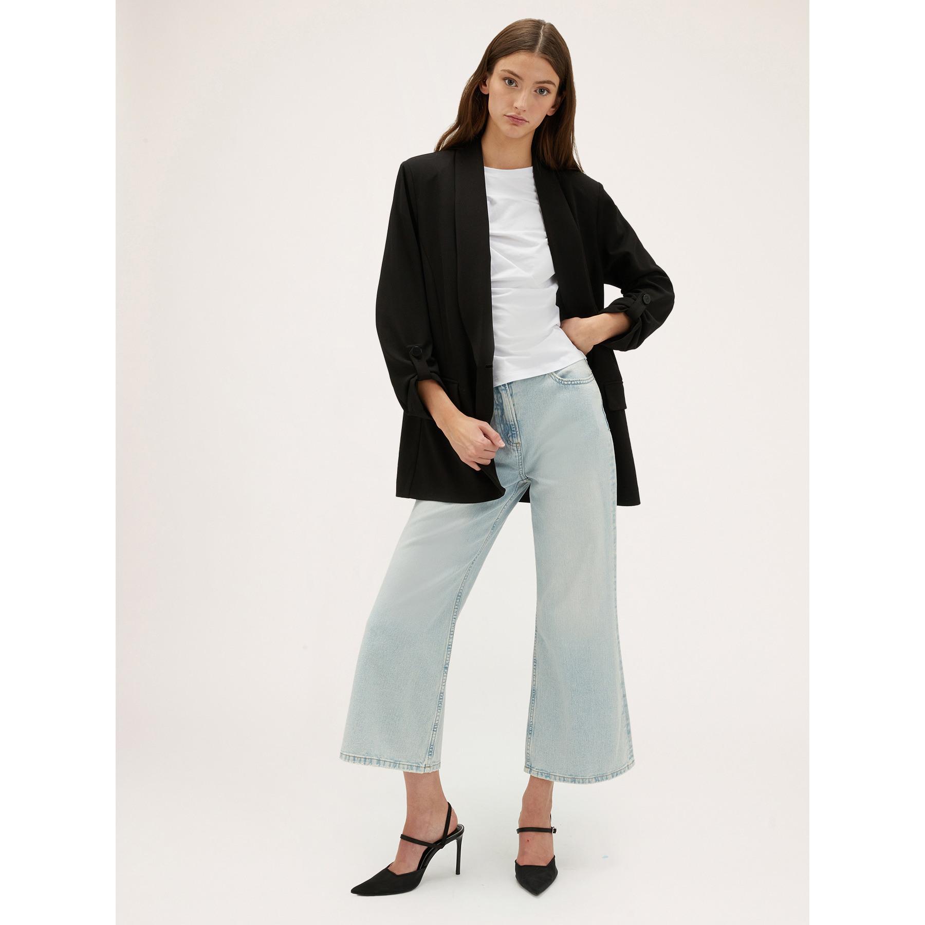 Motivi - Blazer amplio con abotonadura simple - Negro