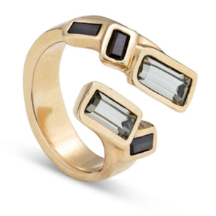 Anillo GlitterByGlitter GRIS 9