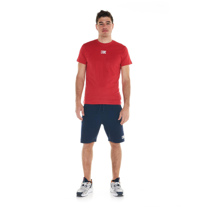 Completo set da uomo composto da t-shirt e pantaloncini Leone Basic