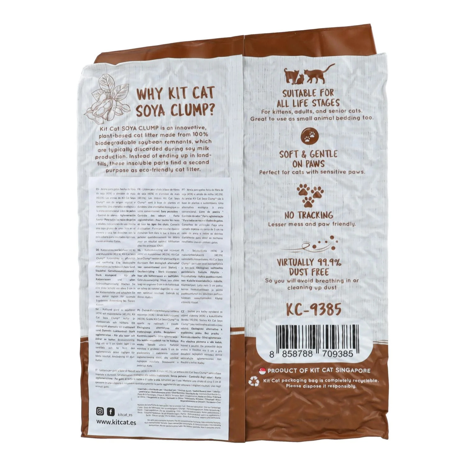Pack 2x Kit Cat Arena Eco Nova Pack Ahorro - Coffee 7 L Arena para gatos