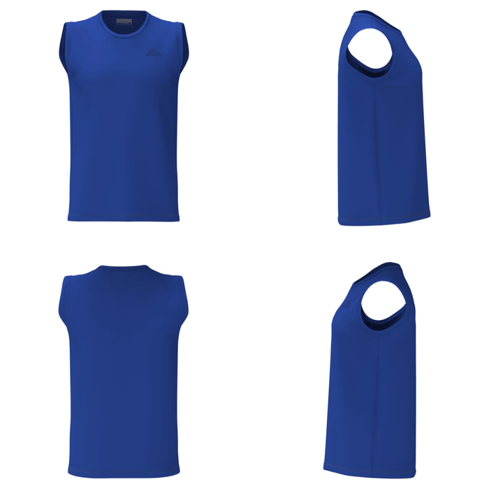 Kappa - Camisetas y tops Hombre Azul - Logo Korpo Cadwal