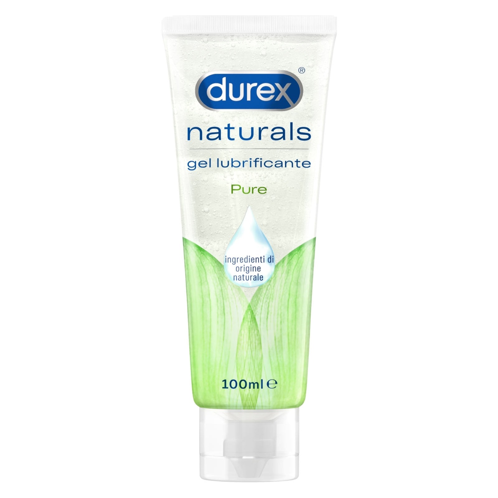 Durex Naturals Pleasure Gel Lubrificante Intimo Ingredienti 100% Naturali 100ml