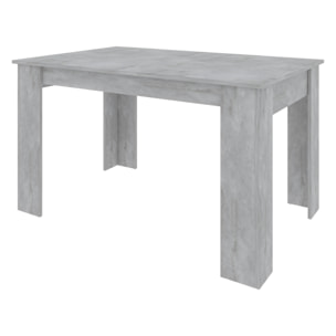 Tavolo da Pranzo Allungabile Estensibile Fino a 190 cm Tavolino Per 6 Persone Salotto Soggiorno Salone Design Moderno 190 x 78 x 90 cm Grigio