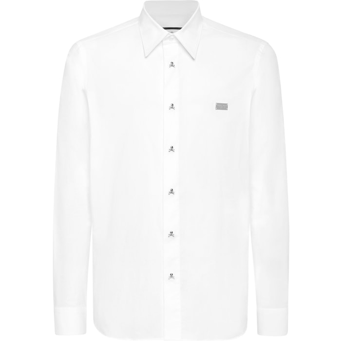 PHILIPP PLEIN Shirt Sugar Daddy Cut LS SKULL