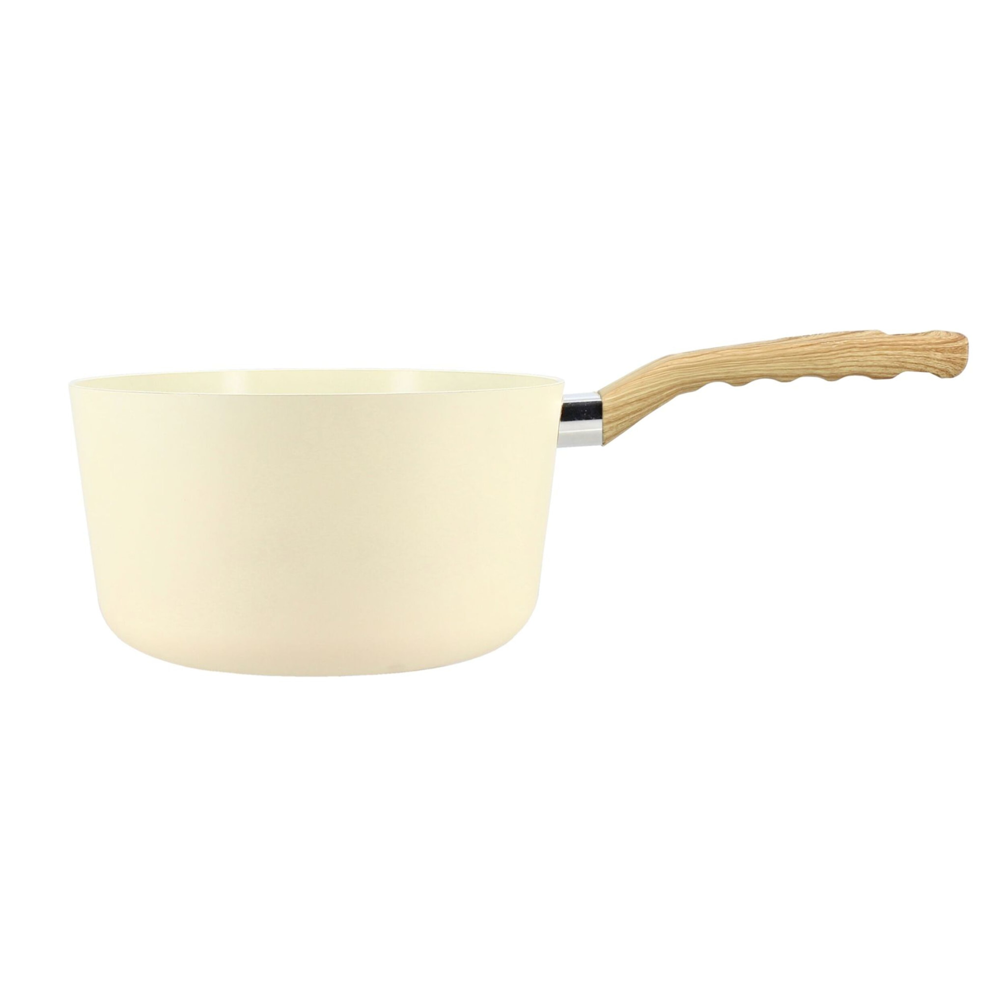 Casserole en revêtement céramique 20cm crème - tous feux COLORAMA