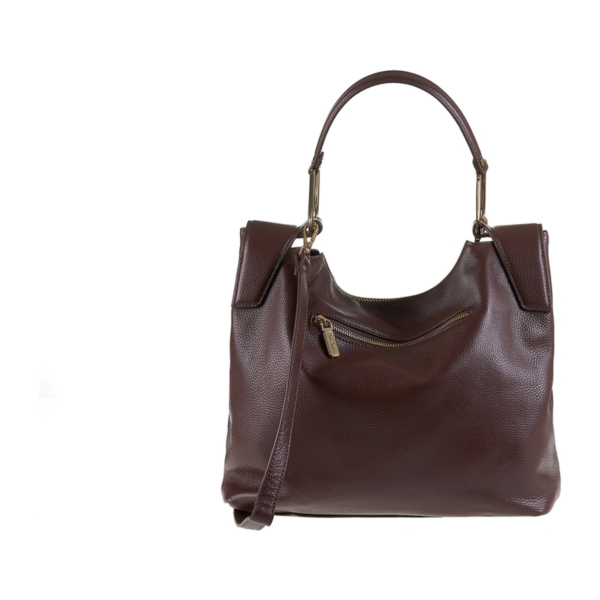 Borsa a spalla da donna Made in Italy - Modello Lyra Elite - 100% pelle - 33.0 x 30.0 x 12.0 cm