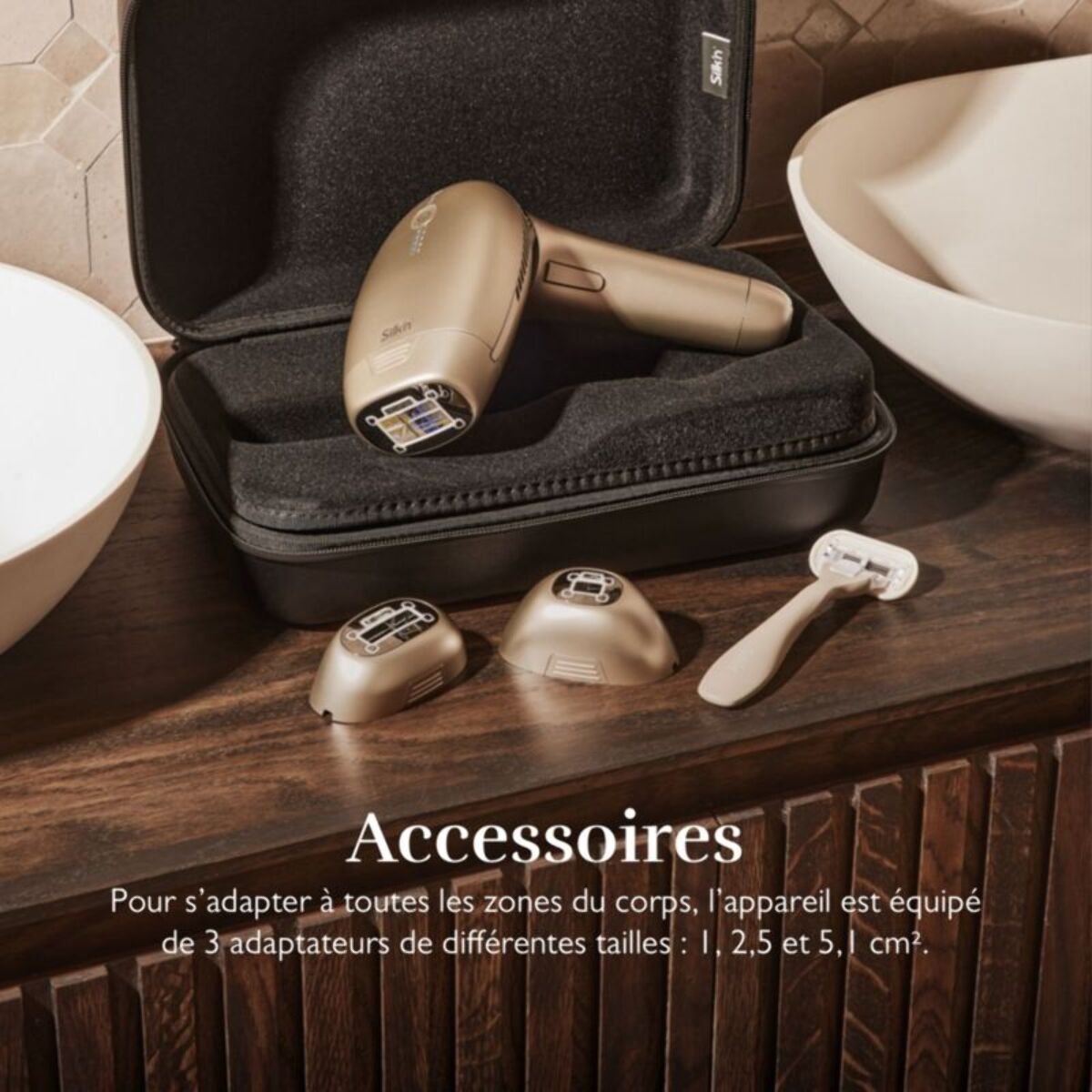 Epilateur lumière pulsée SILK'N 7 gold