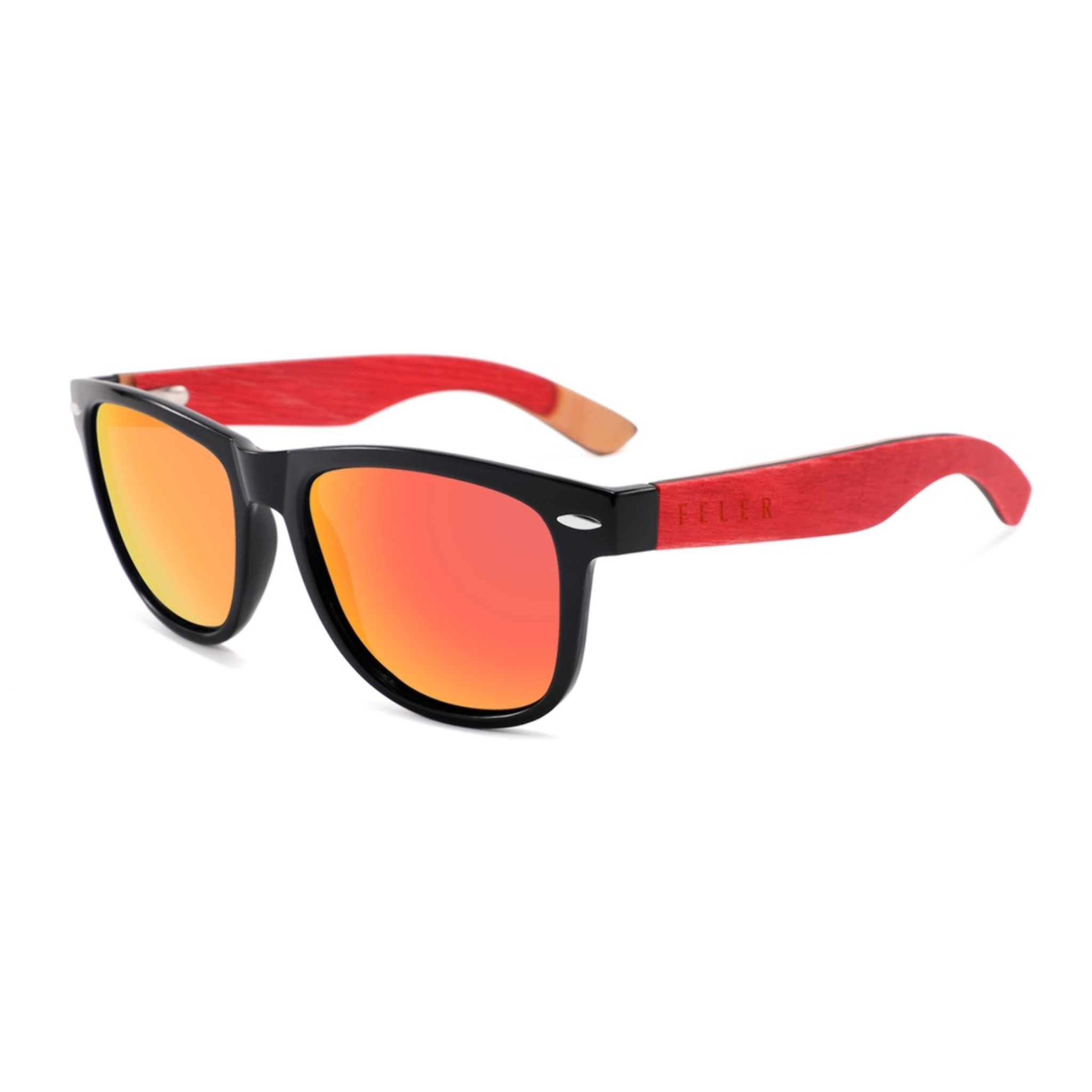 Gafas de Sol Feler 1501M-55 Polarizadas de Madera Unisex 52 mm