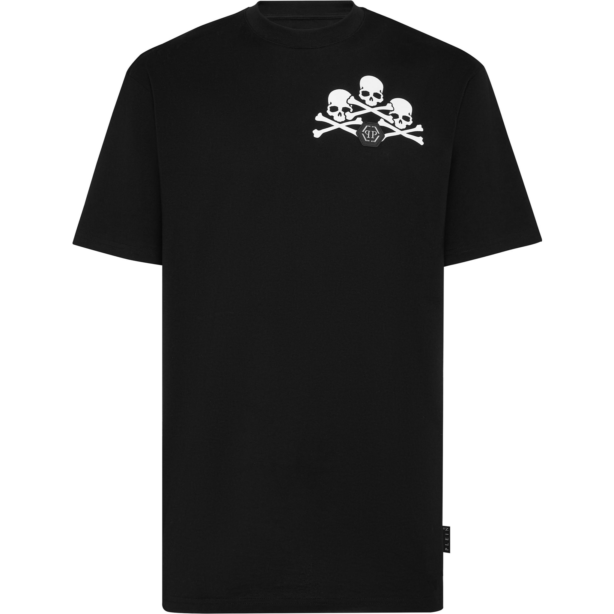 PHILIPP PLEIN Camiseta de cuello redondo y manga corta SKULL