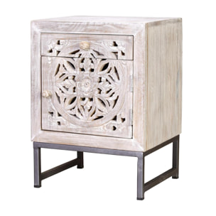 Mesita - madera de mango - 56x40x35cm