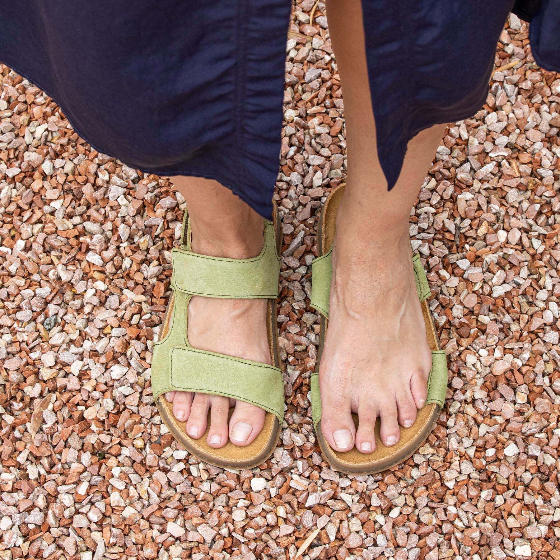 Sandalias N6003 NOBUCK CREAM / HORIZON color Cream