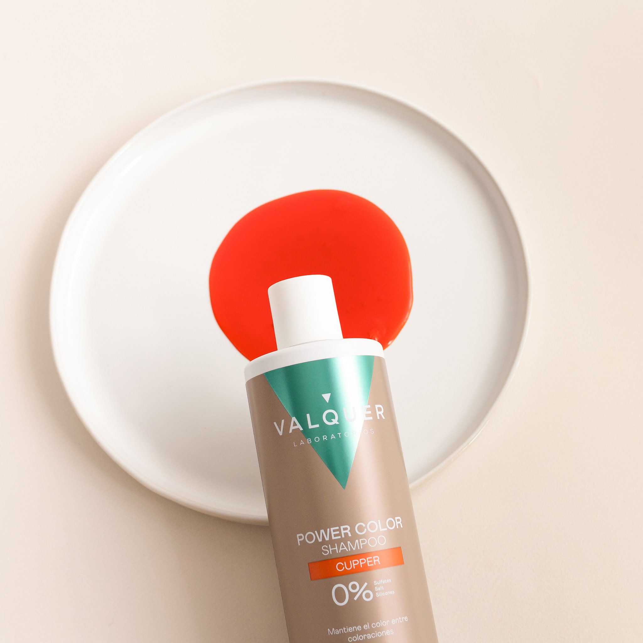 Valquer Pack Power Color Cobre - Champú y Mascarilla - 675 ml