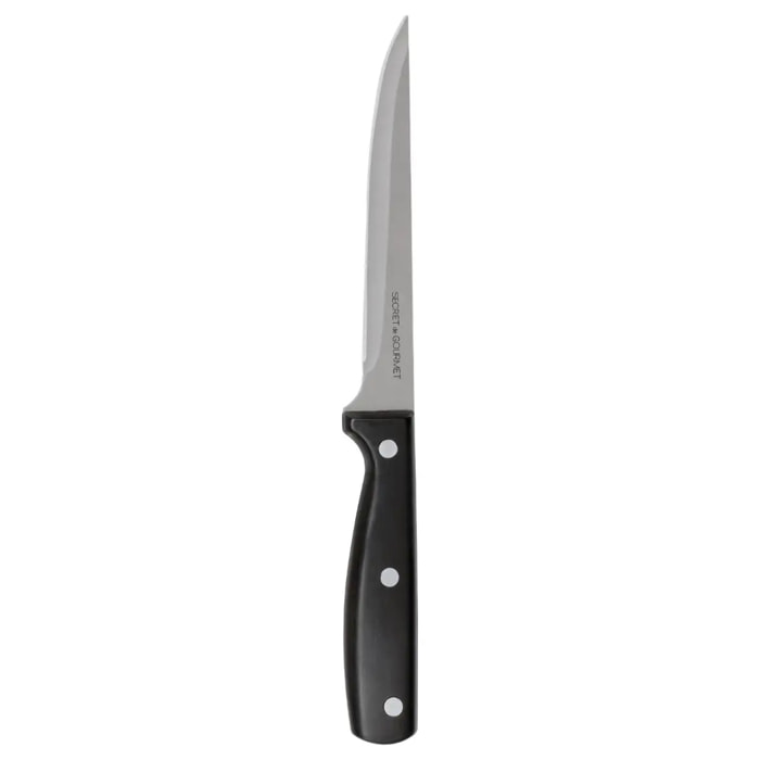 Couteau à désosser inox "Essentiel Black" lame 15cm