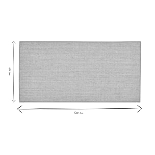 Tapis rectangulaire en sisal et jute 60 x 120 cm JOTA