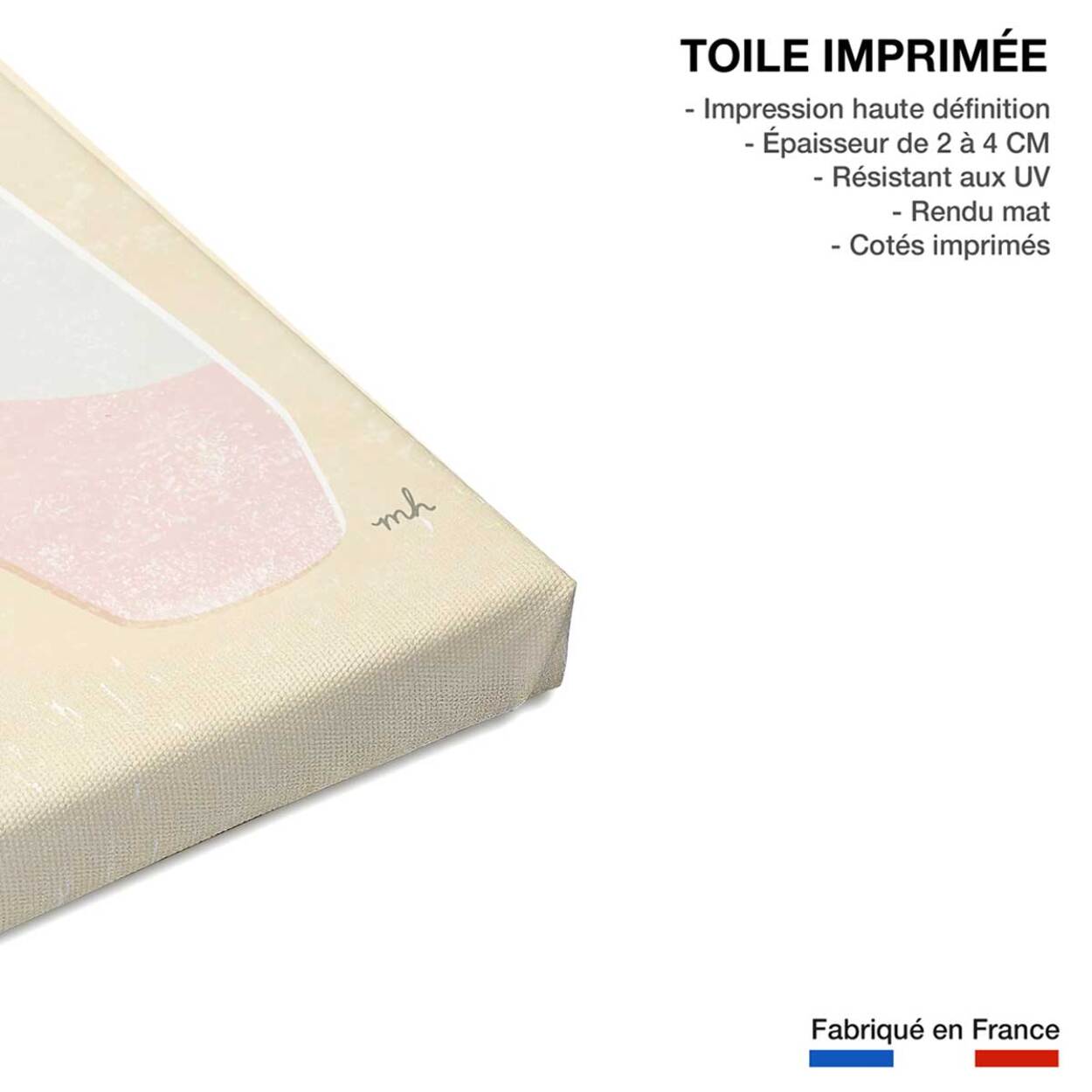 Tableau cuisine un été jaune citron Toile imprimée