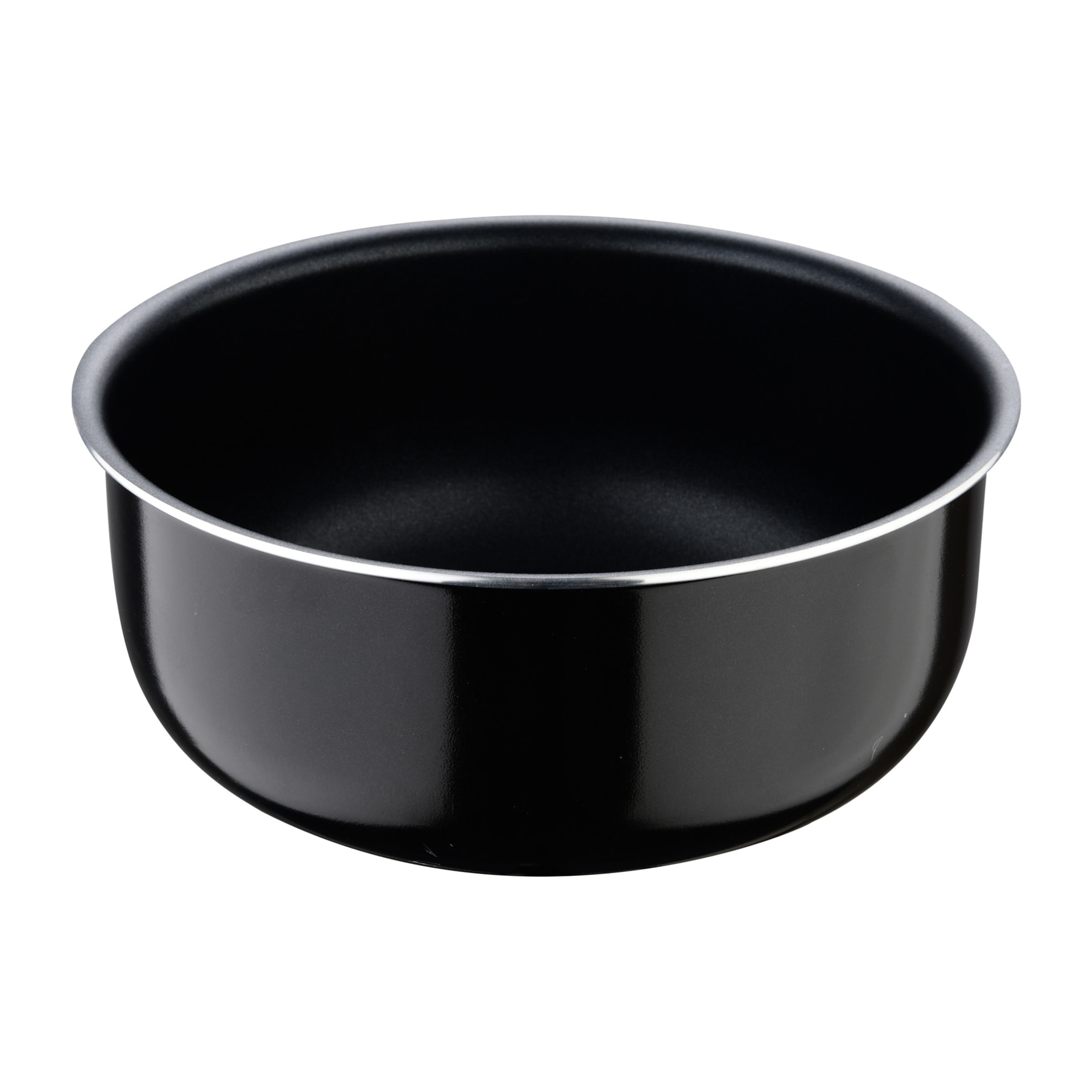 Juego de 3 cazos ø16ø18ø20cm en aluminio prensado negro click & cook san ignacio