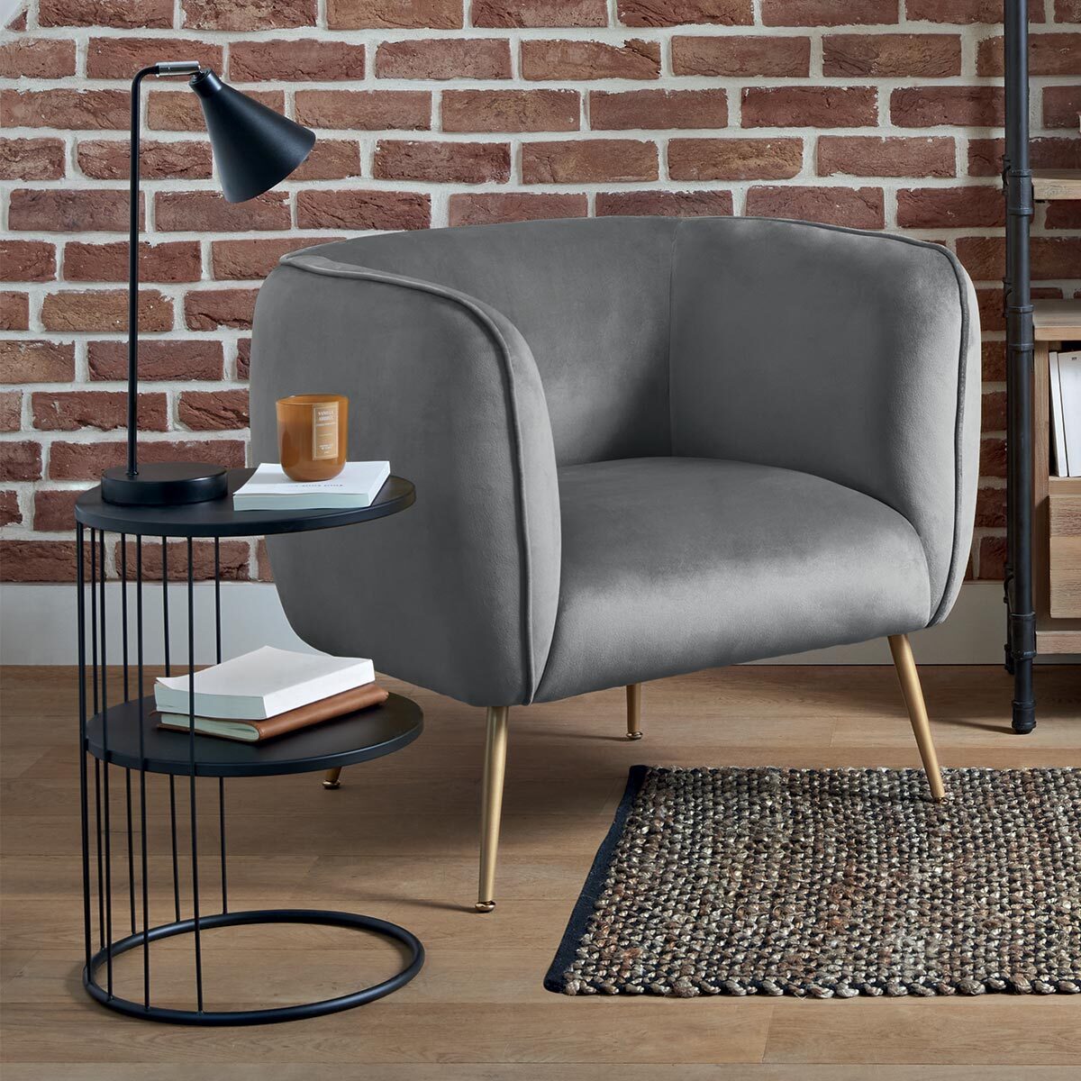 Table d'appoint "Kobu" noire