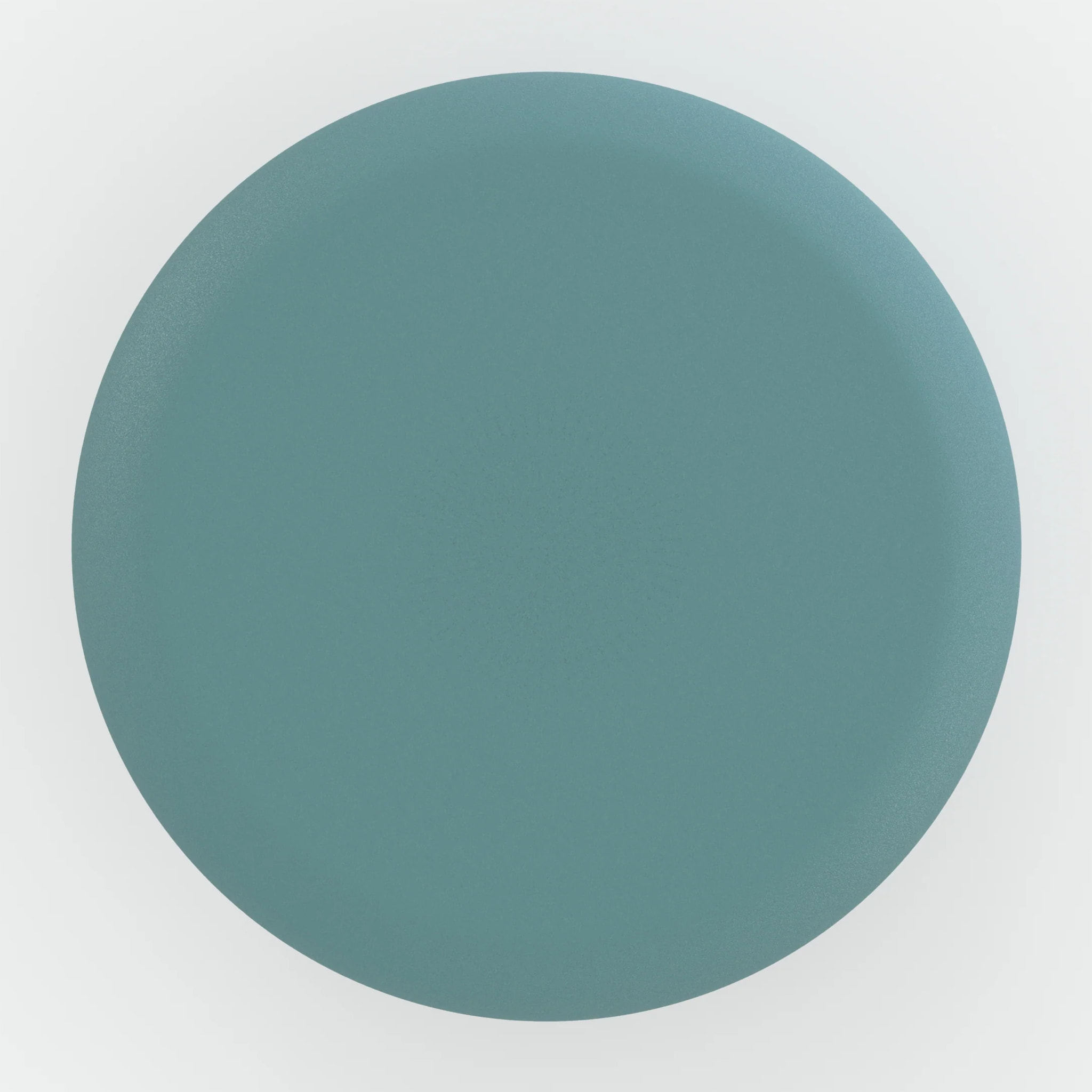 Table d'appoint ronde en métal bleu D37 cm - Aglaé