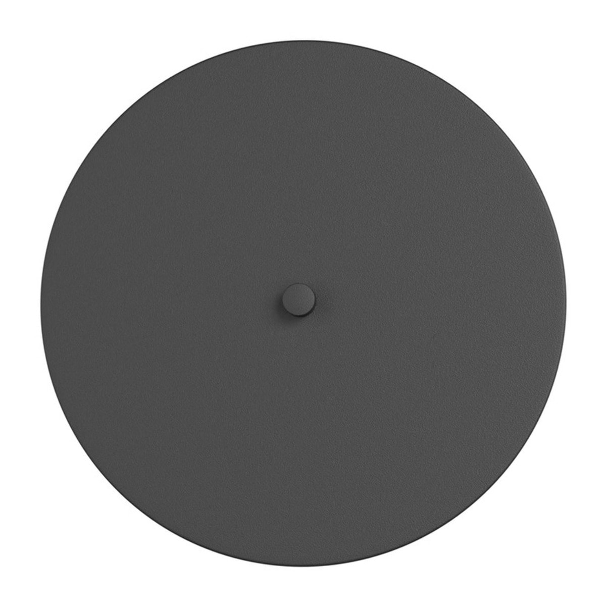 Lampada da parete Nemo in acciaio nero opaco