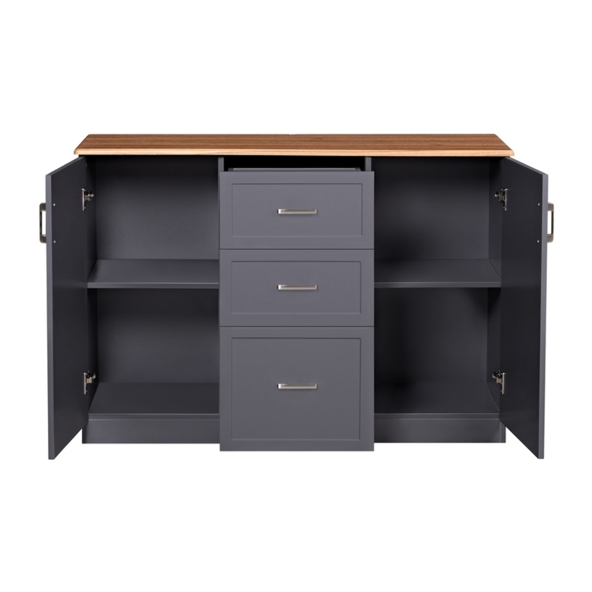 Credenza moderna grigia 120x40x82