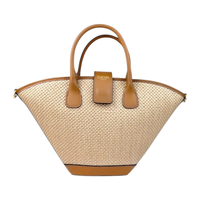 Borsa a mano Cheval Firenze Gaeta Mini Cuoio