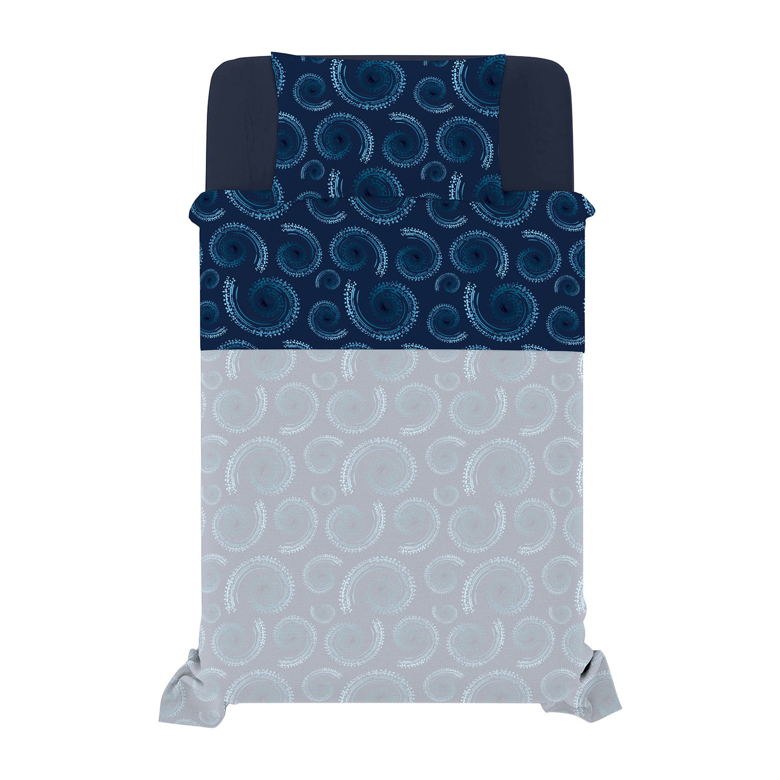 COMPLETO LETTO FANTASY PIAZZA E MEZZA - 100% MICROFIBRA