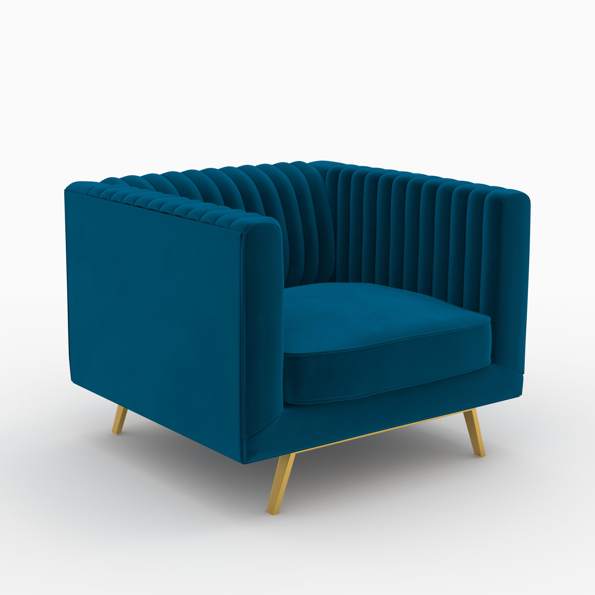 Ensemble canapé, fauteuil et table basse 4 places - Gatsby