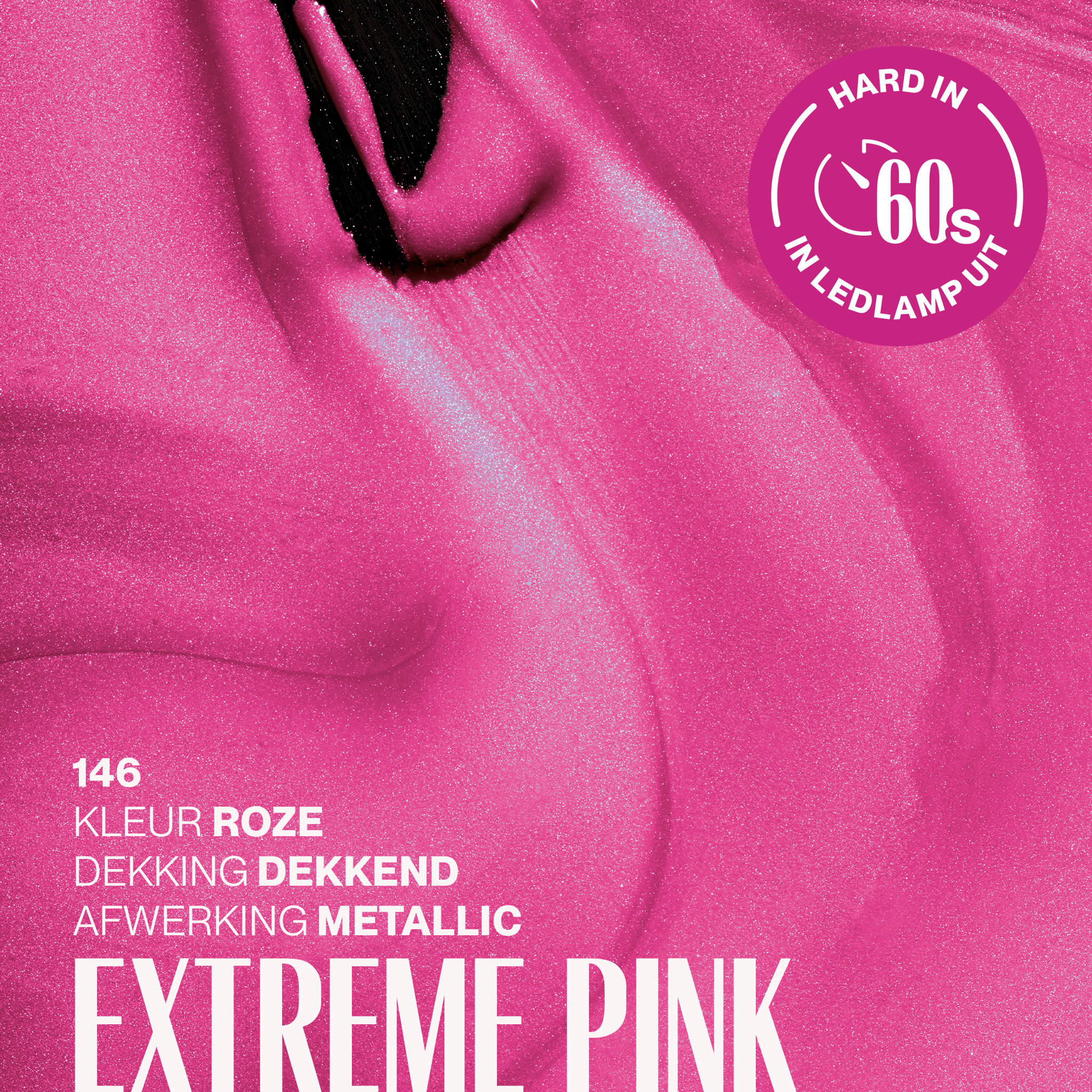 Vernis semi-permanent - 146 Extreme Pink - 15 ml