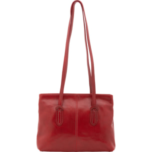 Borsa a spalla  da donna In Vera pelle Made in Italy 23x30x12 cm