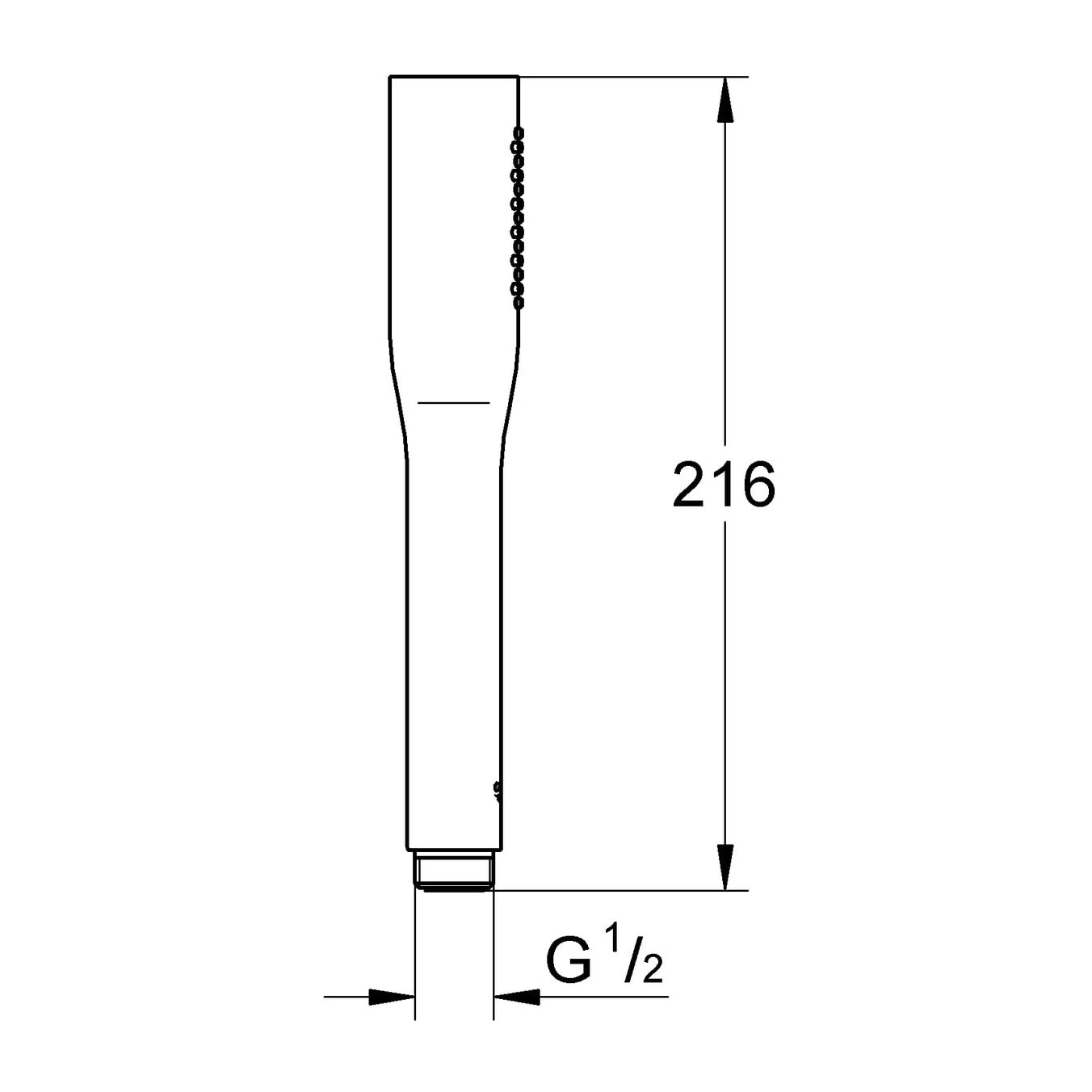 GROHE Vitalio Get Stick Douchette 1 jet Chromé 27458000