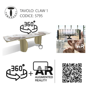 Tomasucci Table extensible GRIFFE 1