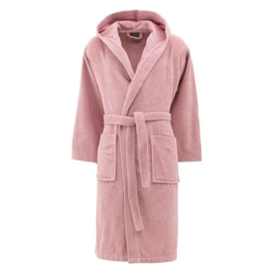 INTRECCI Accappatoio Bichicco in Spugna Tinta Unita Unisex Adulto in Cotone, Accappatoio in Cotone Asciugatura rapida con Tasche e Cappuccio