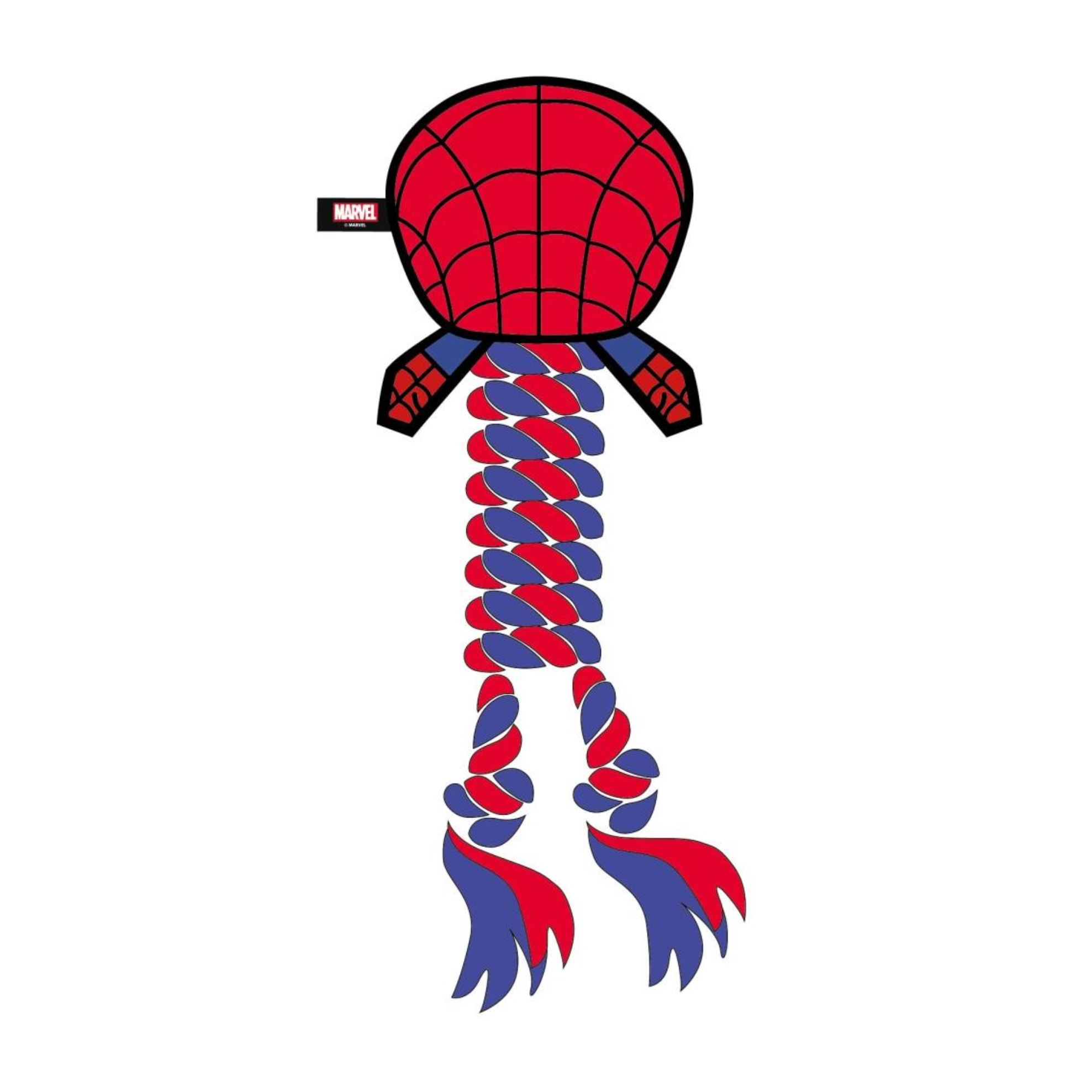 Peluche mordedor para perros diseño spiderman