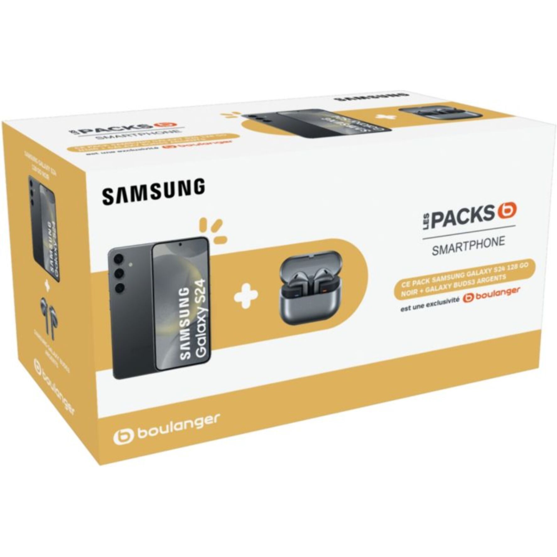 Smartphone SAMSUNG Pack Galaxy S24 + Ecouteur Buds 3