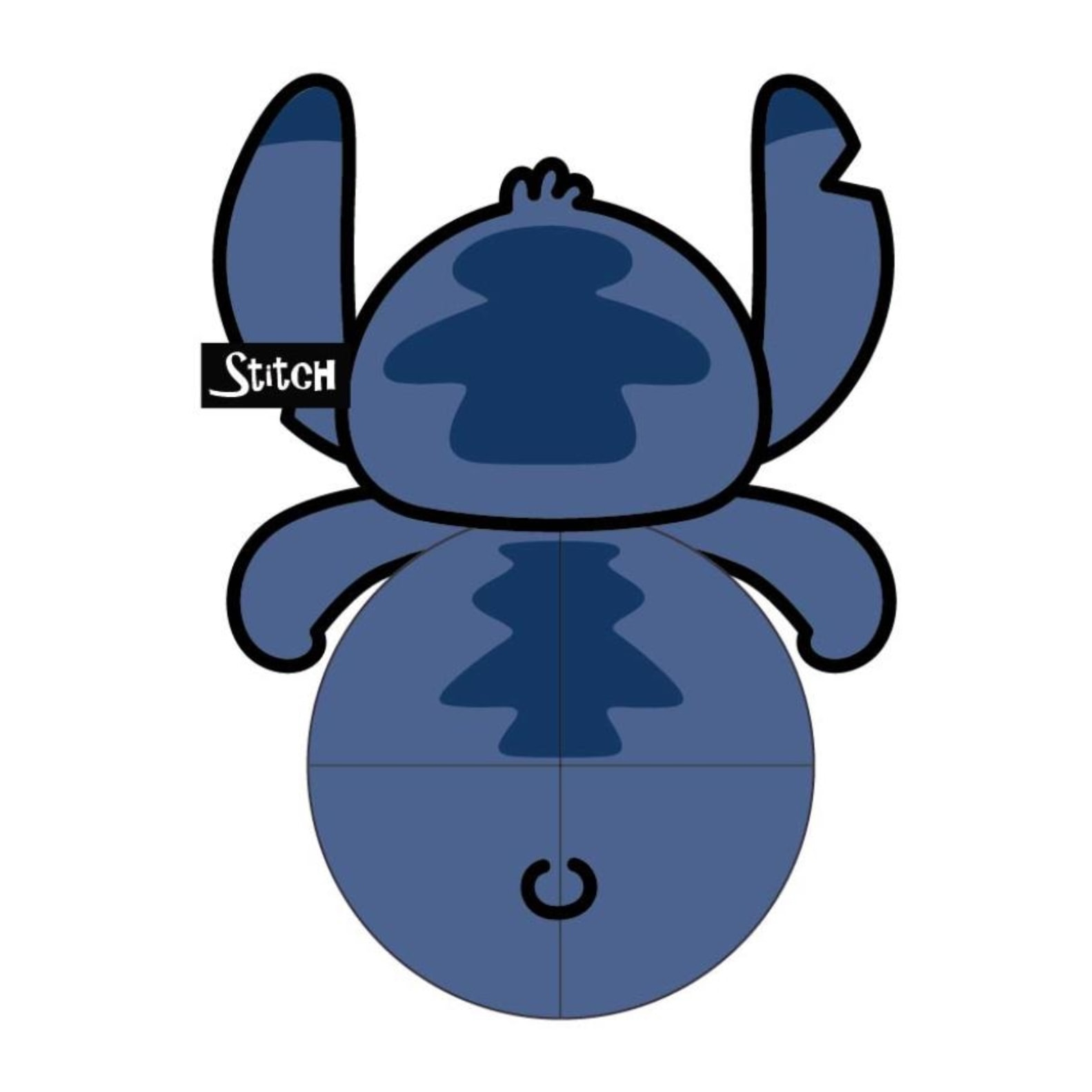 Peluche con mordedor para perros diseño stitch