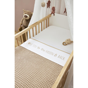 Sabana Bajera Ajust. Cuna 60 Pack 2 Me-Uni