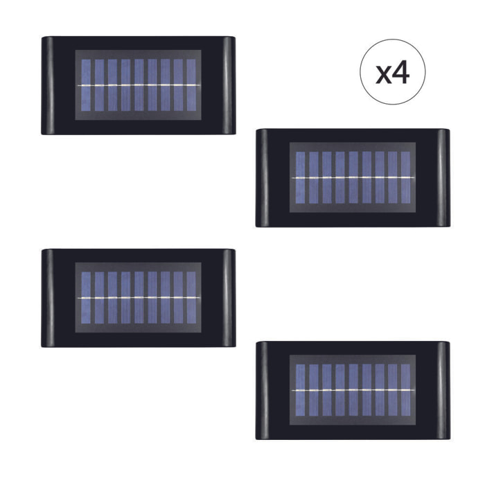 EZIlight® Solar up n down - Pack de 4 lampes