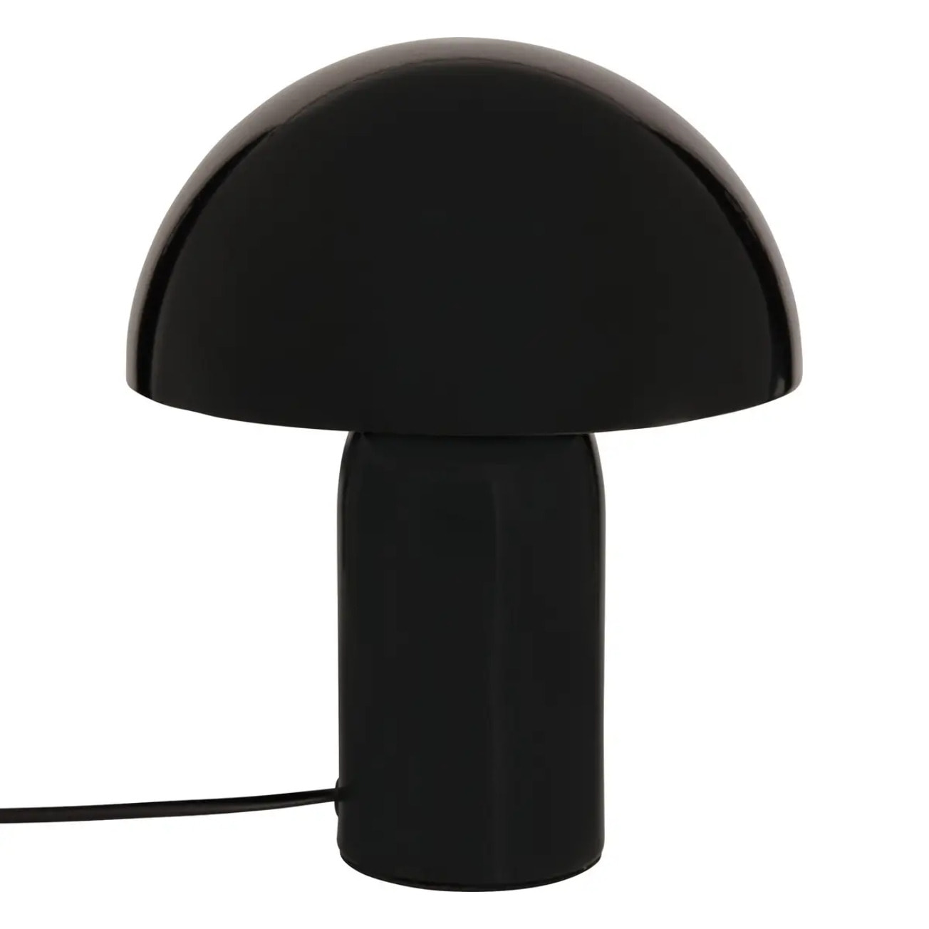 Lampe champignon secteur Lito noir H24,5cm
