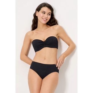 Slip bikini midi Nero