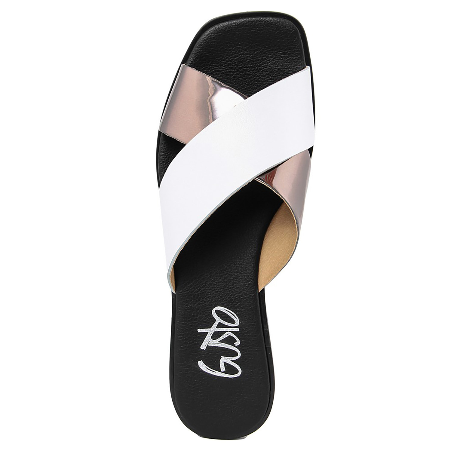 Sandalo flat Donna colore Bianco