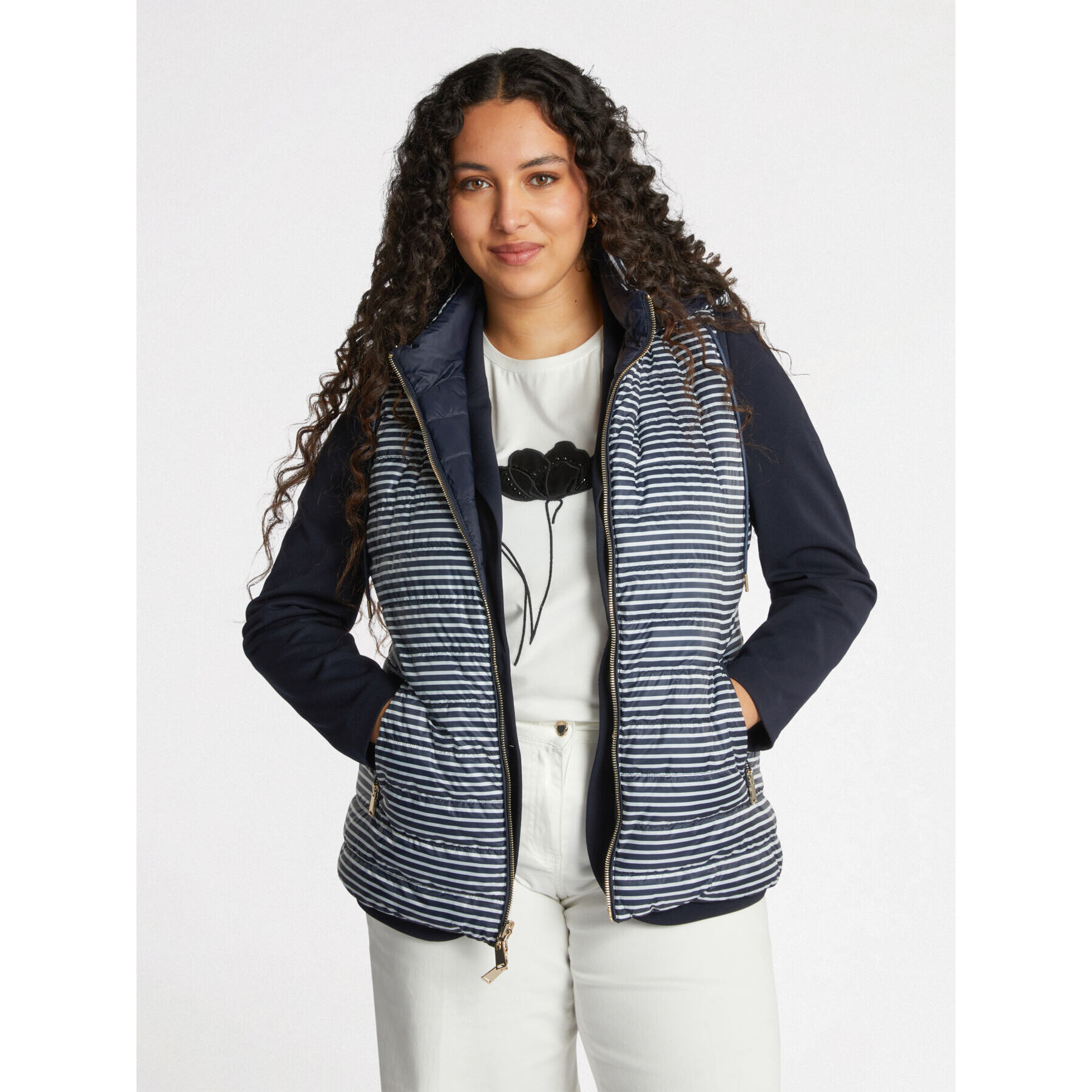 Fiorella Rubino - Edredón reversible con relleno Sorona® Aura - Azul