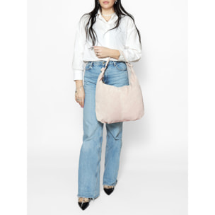 Borsa a spalla da Donna Valeria in Vera Pelle Made in Italy 34x43,5x5 cm