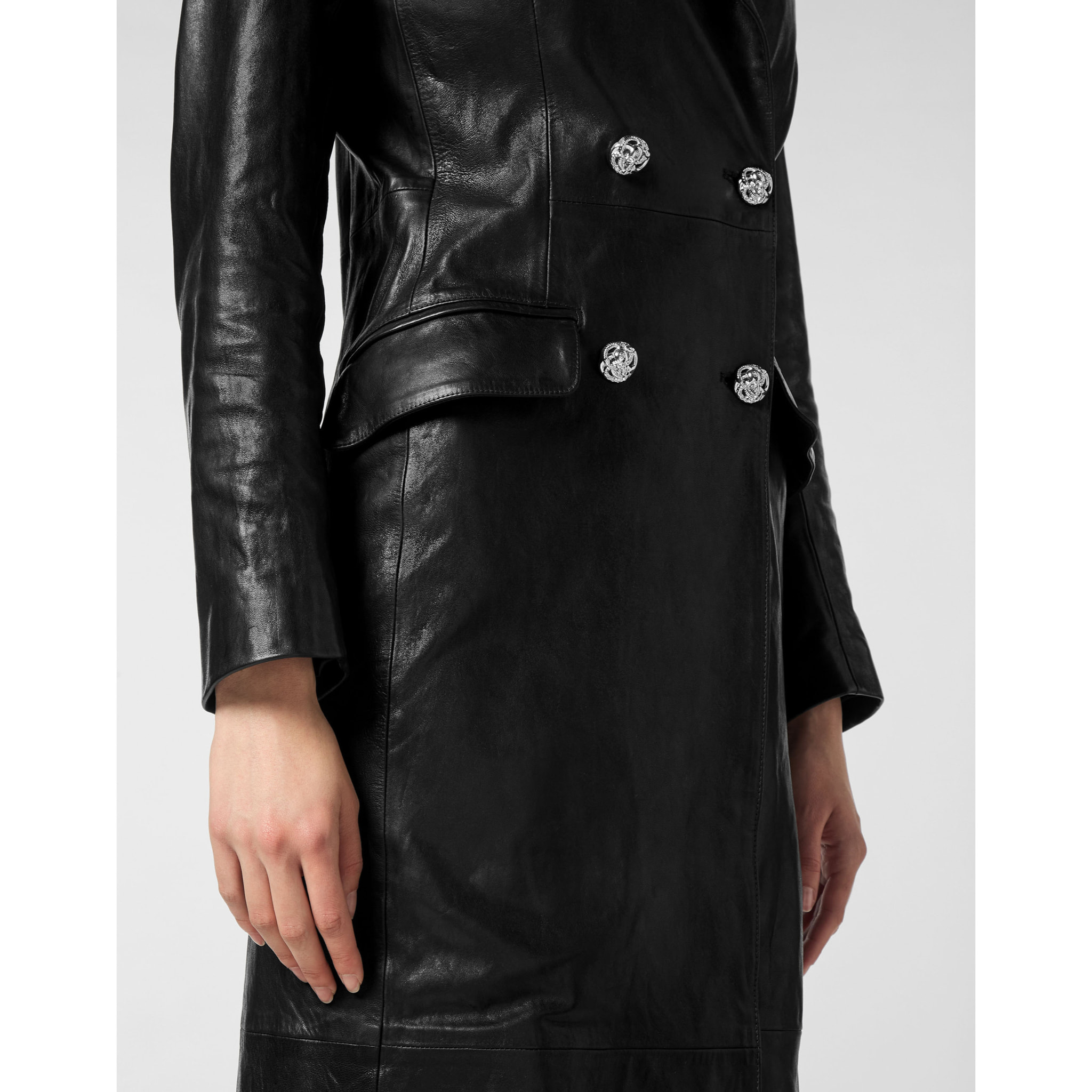 PHILIPP PLEIN Abrigo largo SIGNATURE