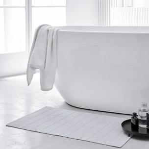 Tapis de bain uni ESSENTIAL blanc