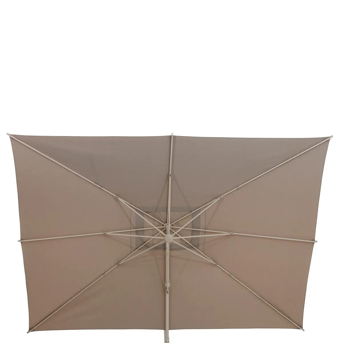 Parasol déporté rectangulaire "Melhia" lin 4x3m