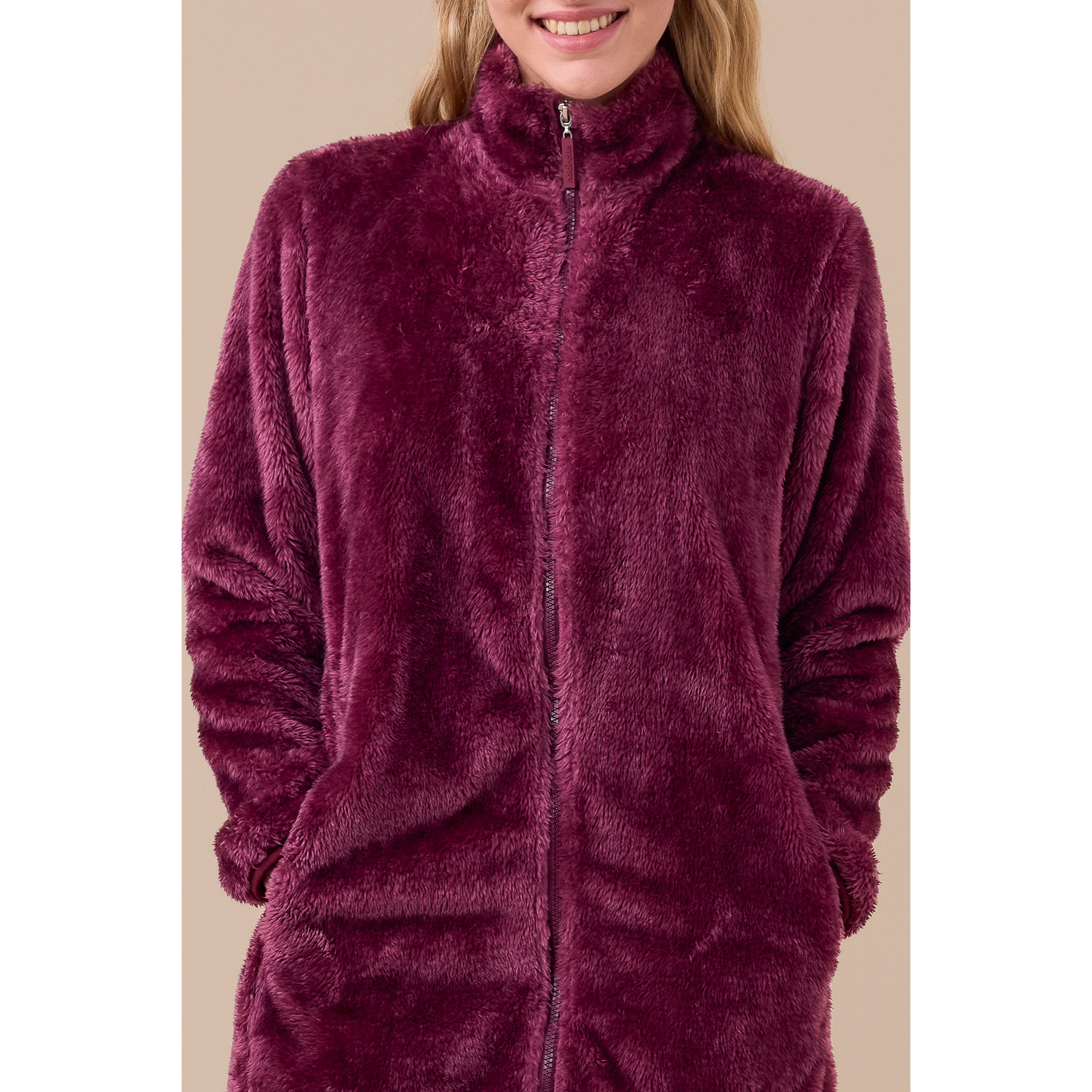 Vestaglia donna eco pelliccia articolo unito. Noidinotte