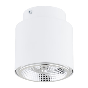 Faretto Nano in acciaio bianco