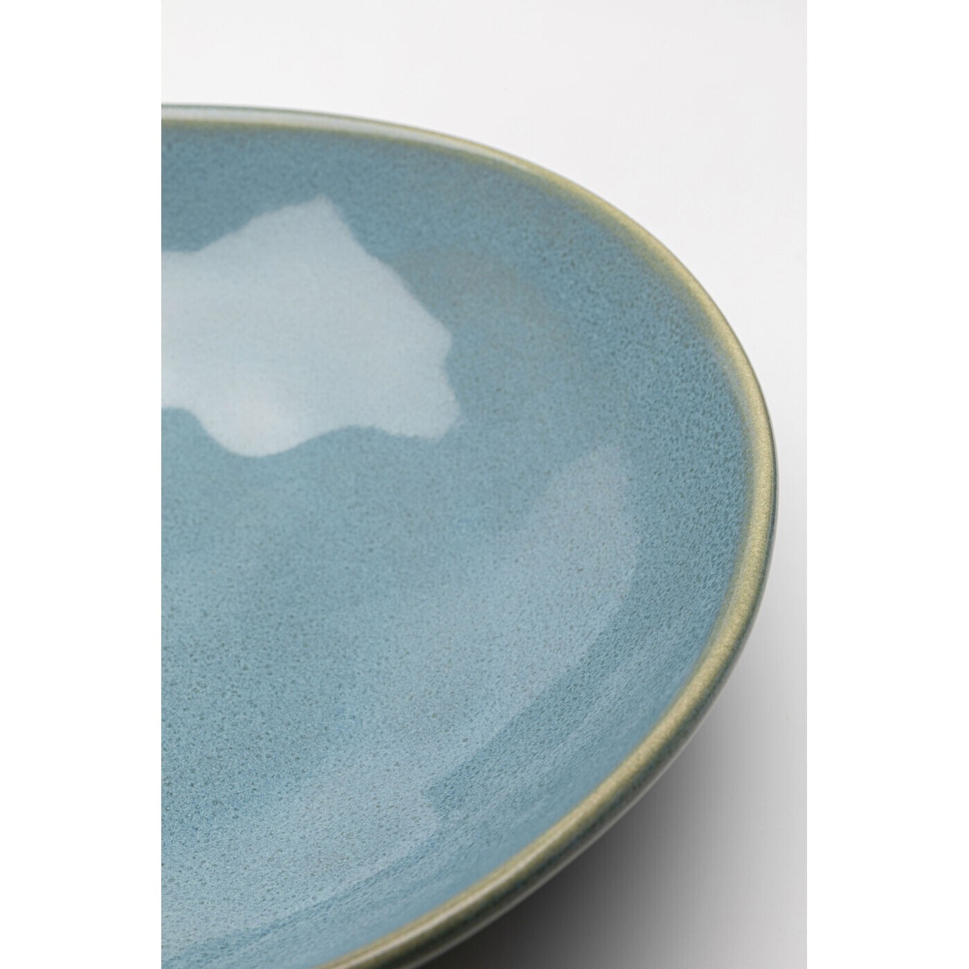 Assiettes creuses Organic 22cm bleues set de 6 Kare Design