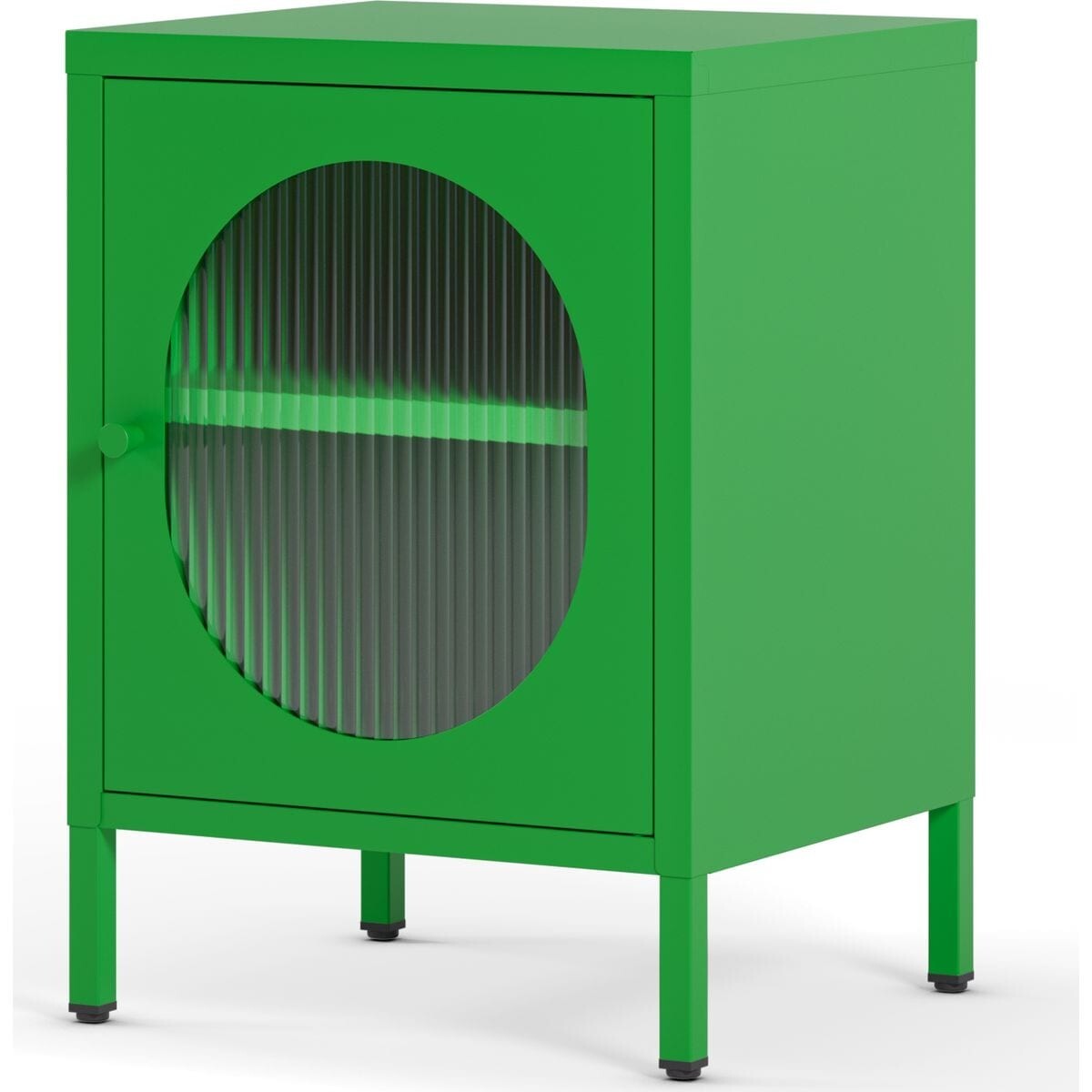 Table de chevet 1 porte en métal - YSIA