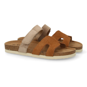 Sandalia Mujer cómoda doble tira